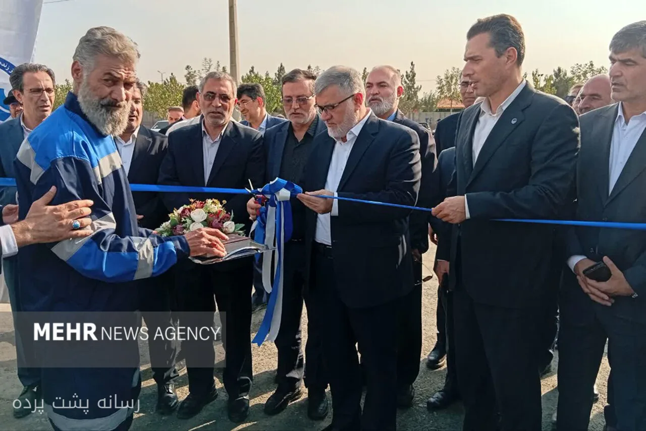 افتتاح مخزن ذخیره آب شرب ۱۰ هزار متر مکعبی در ملارد