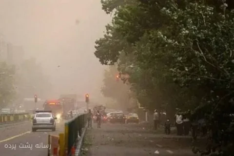 وزش باد شدید در تهران با سرعت ۸۴ کیلومتر بر ساعت