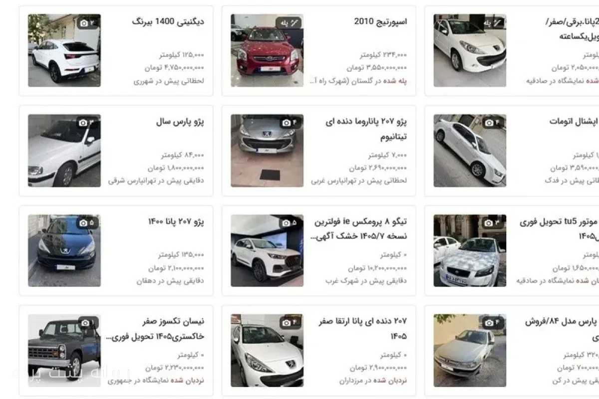 معاملات خودرو نو به زیر 5 درصد رسید