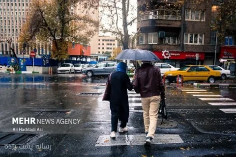 هشدار زرد هواشناسی برای ۲۷ استان با بارش باران و رعدوبرق