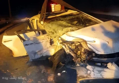 سانحه مرگبار در جاده طالقان با 4 قربانی و یک کودک مصدوم